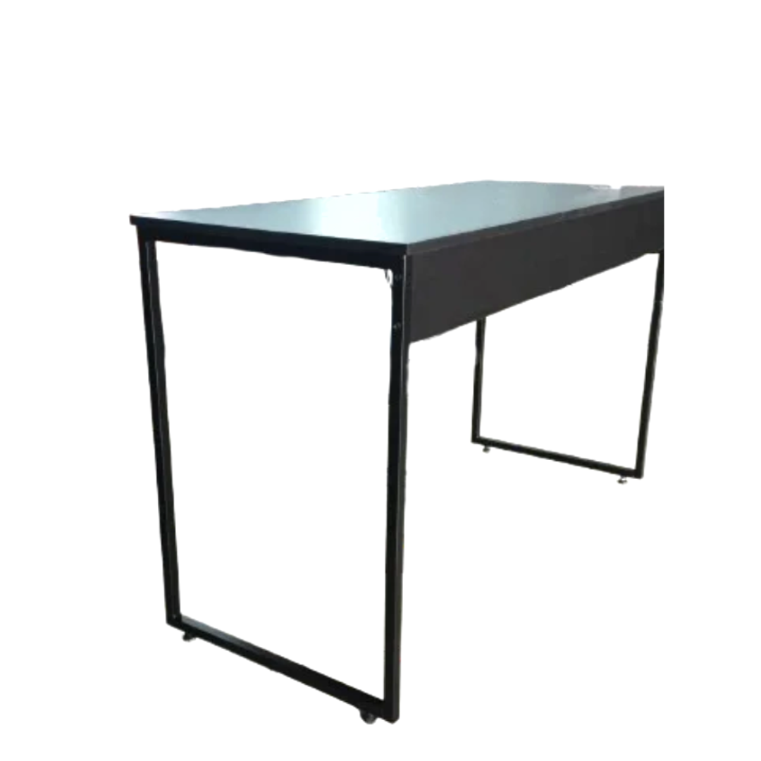 Mesa Reta 120x50x75 15mm pé aço - Chess -...