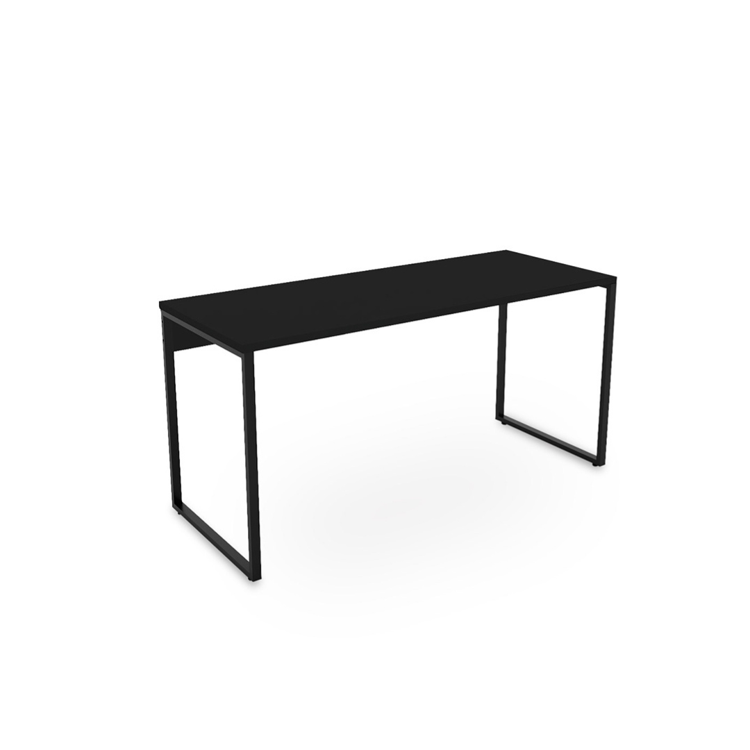 Mesa reta 150cm - Preta - IRON