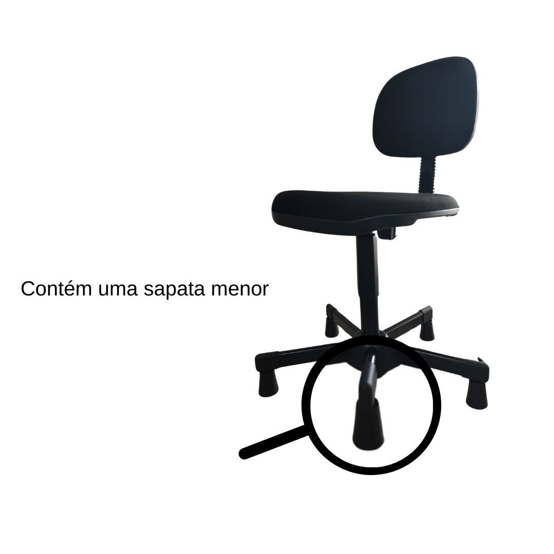 Cadeira Executiva  - Tecido Preto - Aranh...