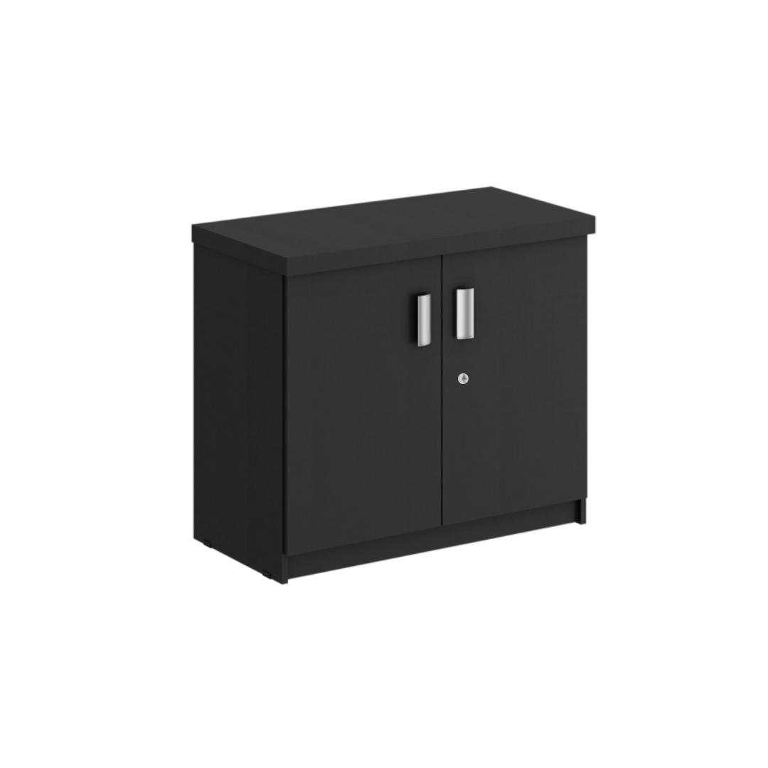 Armário Baixo 2 portas - Preto - MODENA