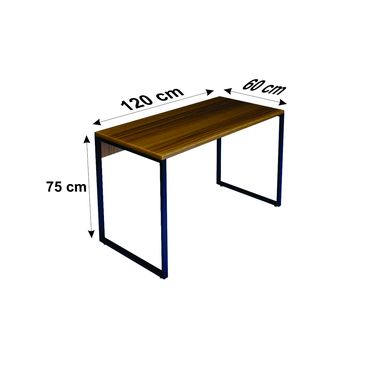 Mesa reta 120cm - Málaga - IRON
