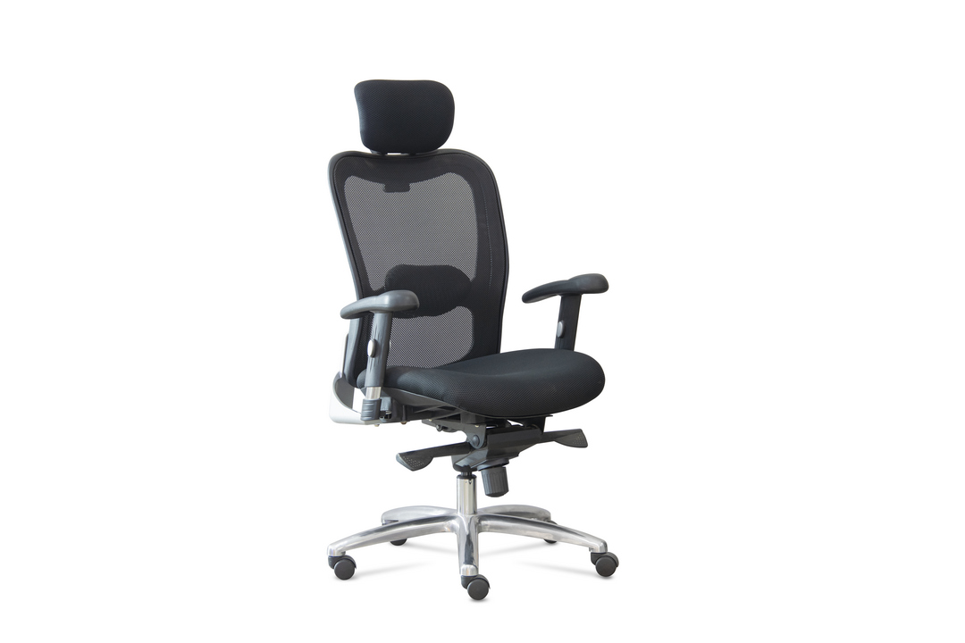 Cadeira Presidente New Ergon - Preta - Es...