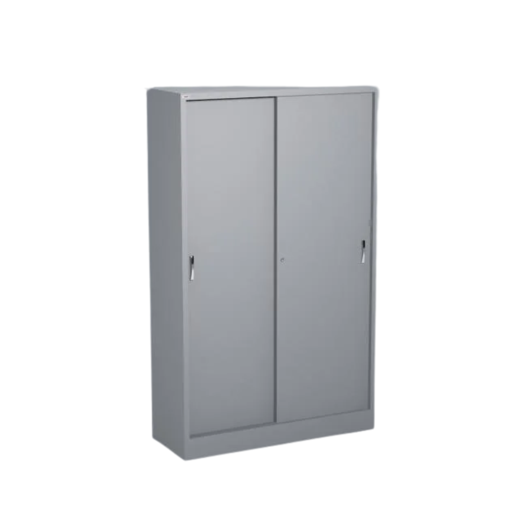 Armário em aço 2 Portas de correr 4 Prate...