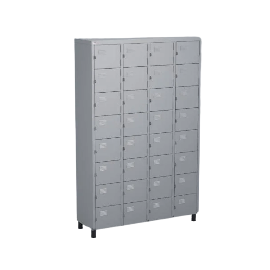 Roupeiro em aço  32 Vãos Sobrepostos